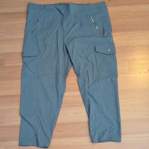 Chico's Women's Casual Cargo Athletic Pants — Grey Size 20R